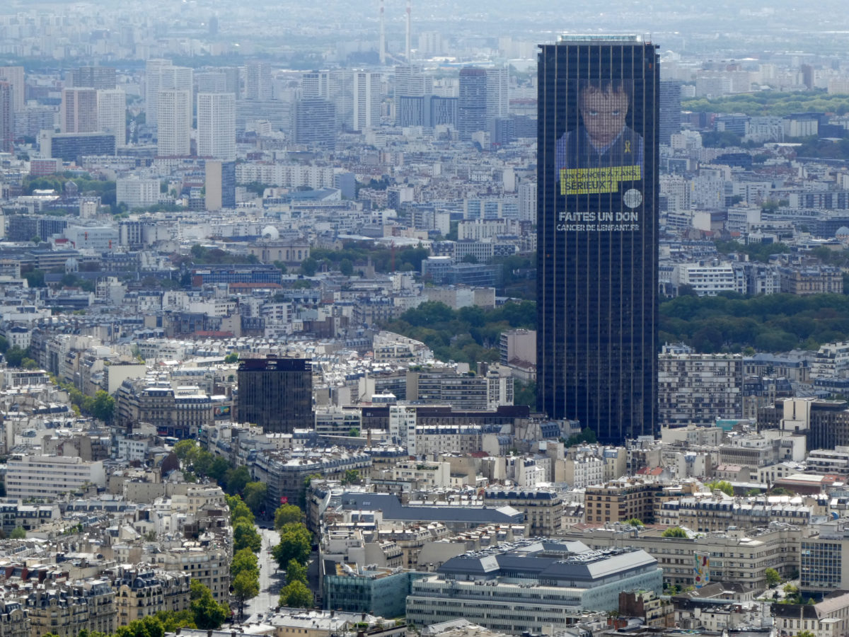 Tour Montparnasse visible depuis la Tour Eiffel