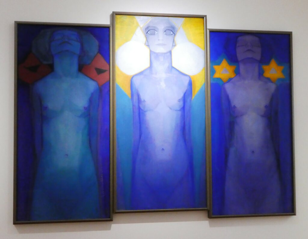 Evolution peint par Piet Mondrian en 1911, à voir au Kunsmuseum de La Haye